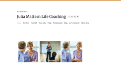 Desktop Screenshot of juliamatternlifecoaching.com